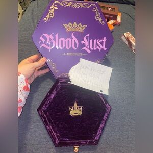 BLOOD LUST PALETTE JEFFREE STAR COSMETICS BRAND NEW EYESHADOW ARTISTRY PALETTE